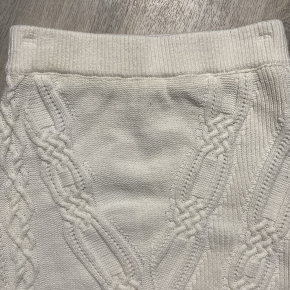 Maeve Anthro Cable Knit Sweater Skirt - Picture 4 of 11